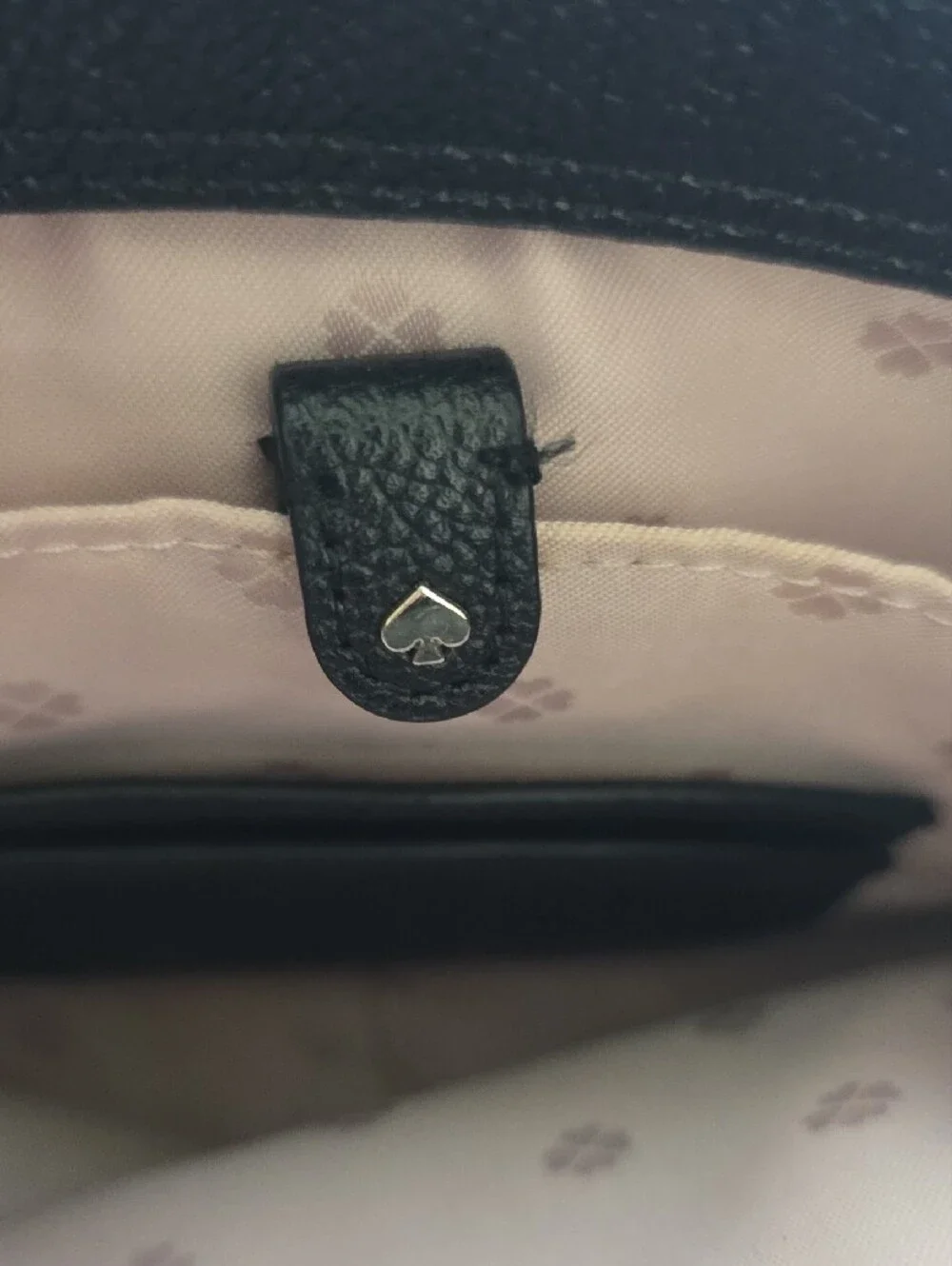 kate spade Black Pebbled 100% Cow Leather Crossbody with Gold Hardware